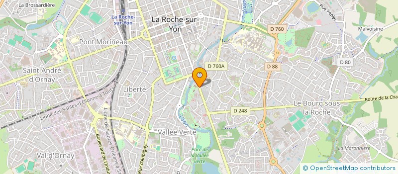 localisation de l'entreprise MADAME LAURA PLOUZEAU à LA ROCHE-SUR-YON