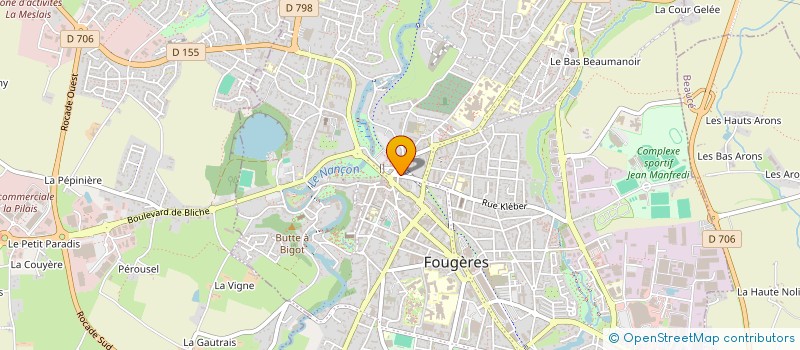 localisation de l'entreprise MADAME LAURA POISSON  FOUGERES