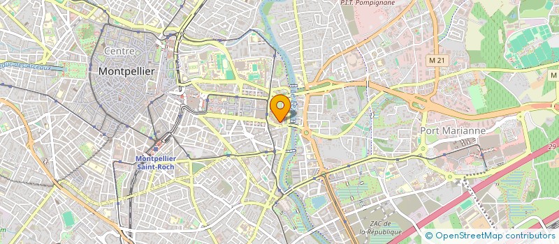localisation de l'entreprise MADAME LAURA POLTORATZKY à MONTPELLIER