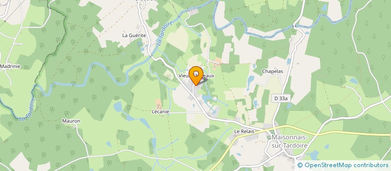 localisation de l'entreprise MADAME LAURA PONS VINALS à MAISONNAIS-SUR-TARDOIRE