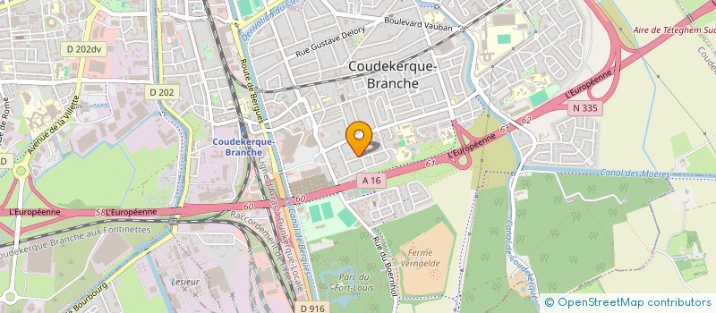 localisation de l'entreprise MADAME LAURA POTDEVIN à COUDEKERQUE-BRANCHE