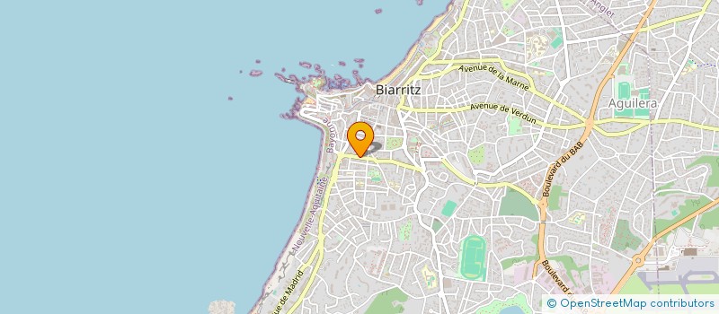 localisation de l'entreprise MADAME LAURA POTRON à BIARRITZ