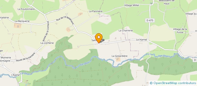 localisation de l'entreprise MADAME LAURA POTTIER  SAINT-JEAN-DES-CHAMPS