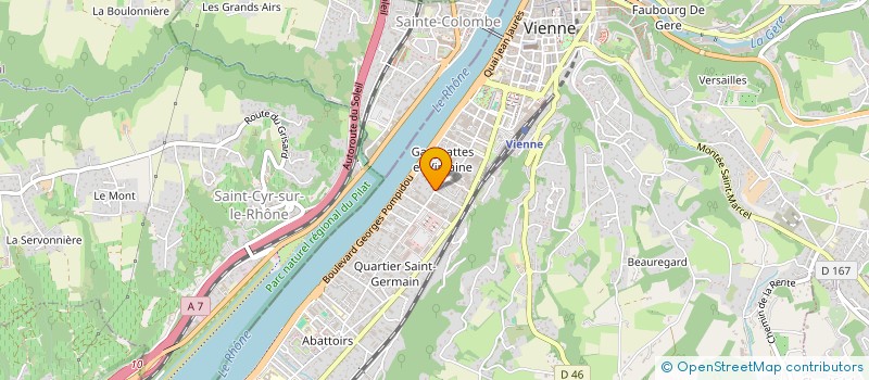 localisation de l'entreprise MADAME LAURA POUCHELON  VIENNE