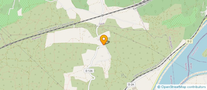 localisation de l'entreprise MADAME LAURA POUCHIN  ARAMON