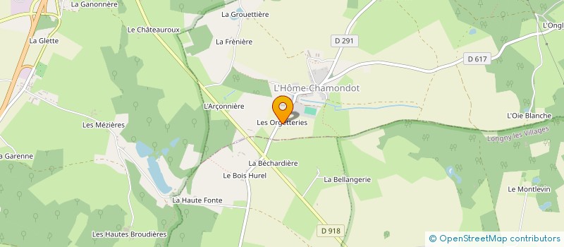 localisation de l'entreprise MADAME LAURA POUFON à L'HOME-CHAMONDOT