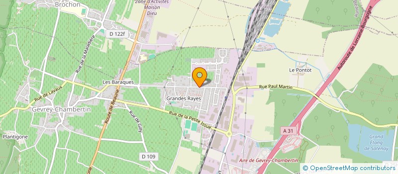 localisation de l'entreprise MADAME LAURA POULLOT  GEVREY-CHAMBERTIN