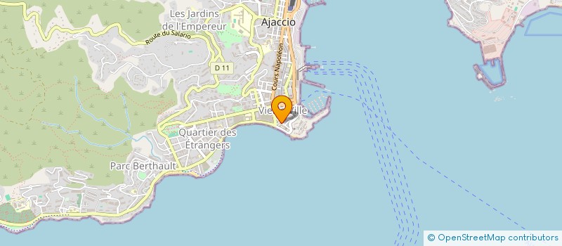 localisation de l'entreprise MADAME LAURA POZZO DI BORGO à AJACCIO