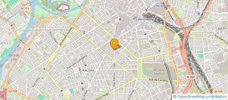 localisation de l'entreprise MADAME LAURA PRACZ à LILLE