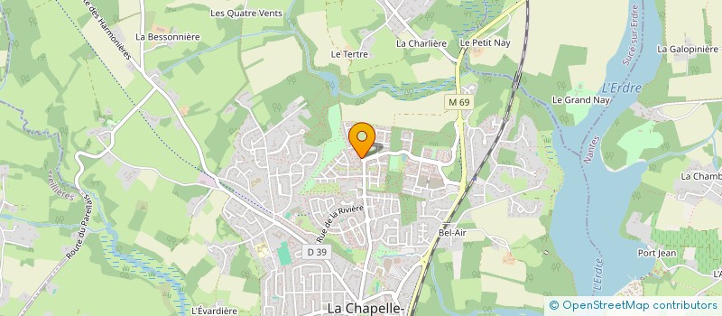localisation de l'entreprise MADAME LAURA PRENANT à LA CHAPELLE-SUR-ERDRE