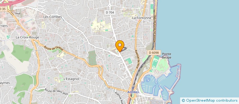 localisation de l'entreprise MADAME LAURA PRESSARD  ANTIBES