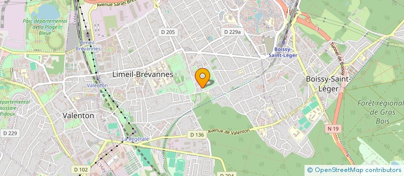 localisation de l'entreprise MADAME LAURA PRIOUL  LIMEIL-BREVANNES