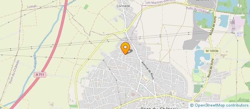 localisation de l'entreprise MADAME LAURA PRISCO  PONT-DU-CHATEAU