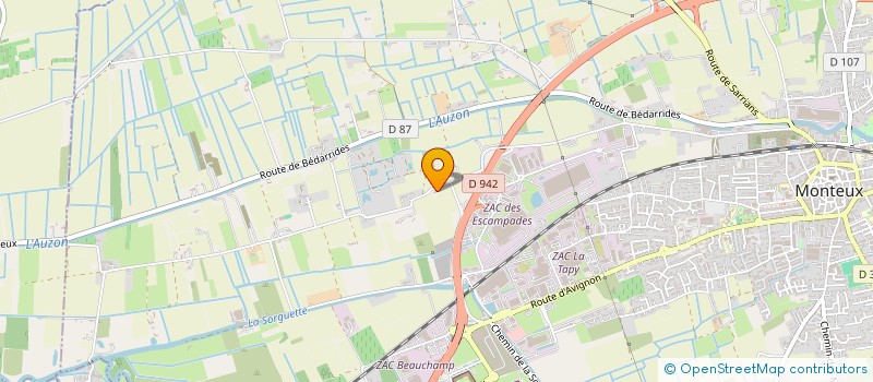 localisation de l'entreprise MADAME LAURA PROENCA  MONTEUX