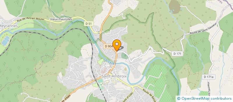 localisation de l'entreprise MADAME LAURA PUGNERE  SAINT-AMBROIX