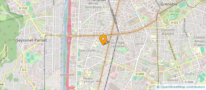 localisation de l'entreprise MADAME LAURA QUARTERONI à GRENOBLE