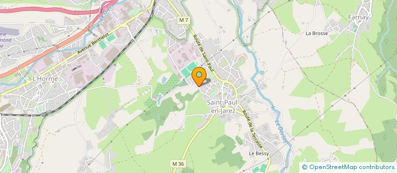 localisation de l'entreprise MADAME LAURA QUIBLIER  SAINT-PAUL-EN-JAREZ