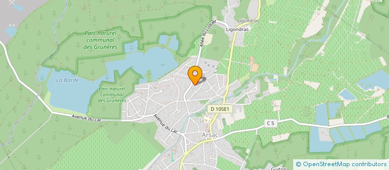 localisation de l'entreprise MADAME LAURA QUILLO  ARSAC