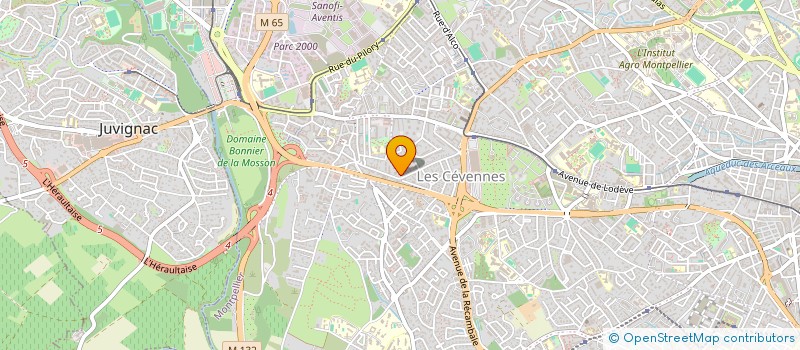 localisation de l'entreprise MADAME LAURA QUINTEROS  MONTPELLIER