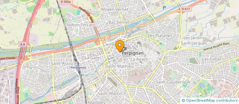 localisation de l'entreprise MADAME LAURA RABASSA  PERPIGNAN