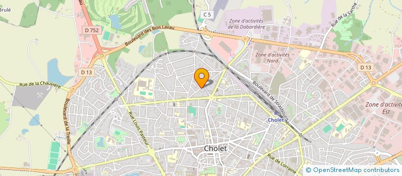 localisation de l'entreprise MADAME LAURA RAPIN à CHOLET