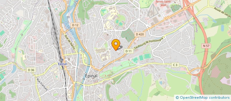 localisation de l'entreprise MADAME LAURA RAUCH  EPINAL