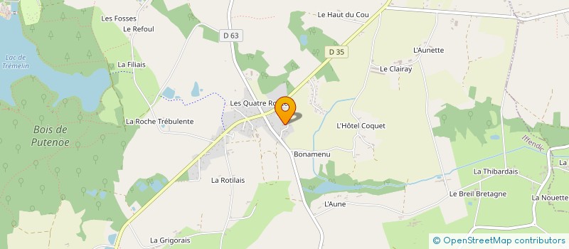 localisation de l'entreprise MADAME LAURA REBATEL  IFFENDIC