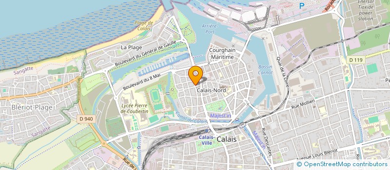 localisation de l'entreprise MADAME LAURA REBIER  CALAIS