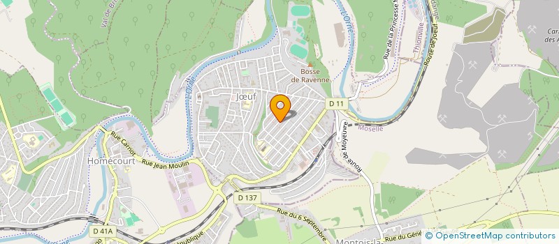 localisation de l'entreprise MADAME LAURA REBOURS  JUF