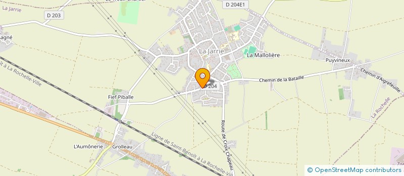 localisation de l'entreprise MADAME LAURA RENAUD  LA JARRIE