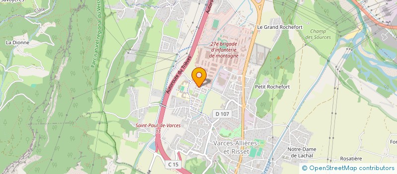 localisation de l'entreprise MADAME LAURA RENZO  VARCES-ALLIERES-ET-RISSET