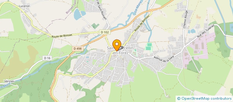 localisation de l'entreprise MADAME LAURA REVEYRAND à MONTROND-LES-BAINS