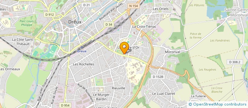 localisation de l'entreprise MADAME LAURA REY à DREUX