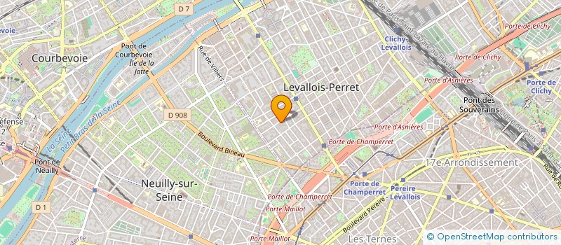 localisation de l'entreprise MADAME LAURA RICHET à LEVALLOIS-PERRET