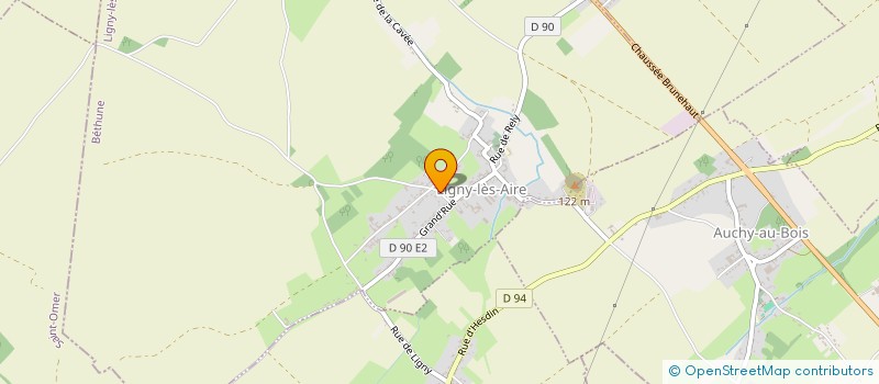 localisation de l'entreprise MADAME LAURA RIGOBERT  LIGNY-LES-AIRE