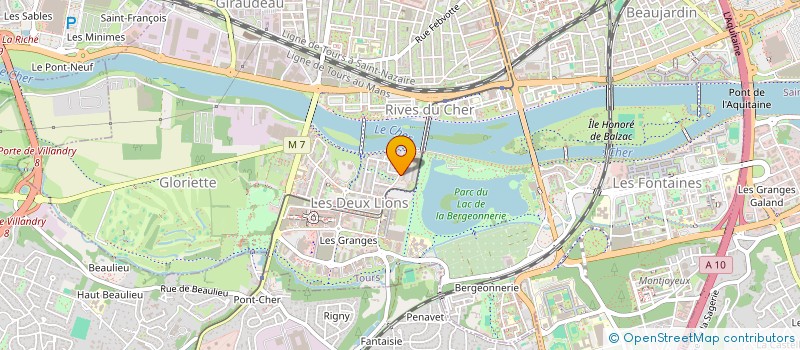 localisation de l'entreprise MADAME LAURA RIOTTEAU  TOURS