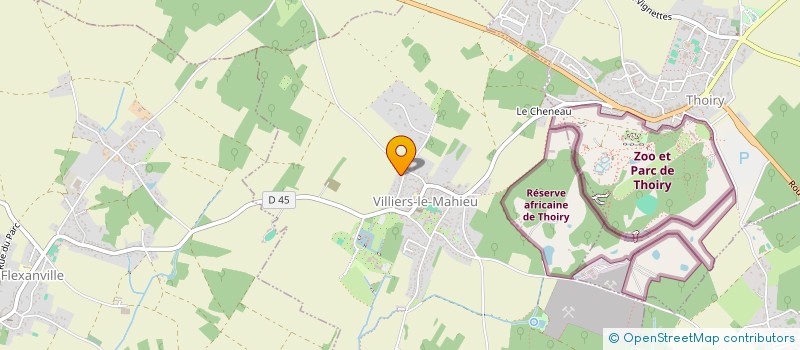 localisation de l'entreprise MADAME LAURA RIVOIRE  VILLIERS-LE-MAHIEU