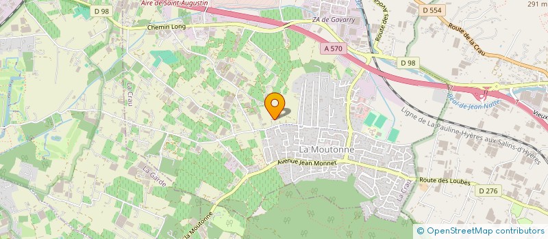 localisation de l'entreprise MADAME LAURA ROBINO  LA CRAU