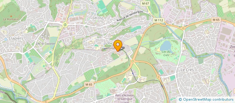 localisation de l'entreprise MADAME LAURA RODRIGUEZ  MONTPELLIER