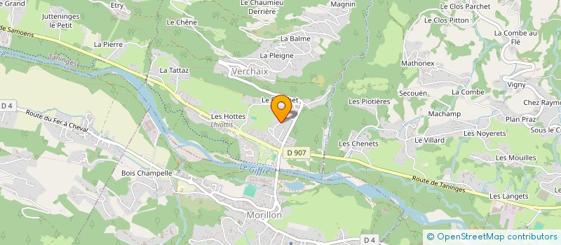 localisation de l'entreprise MADAME LAURA RODRIGUEZ FERNANDEZ  VERCHAIX