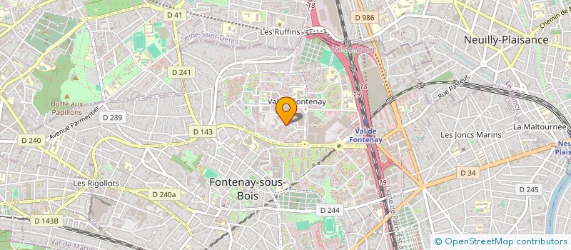 localisation de l'entreprise MADAME LAURA RONCONE à FONTENAY-SOUS-BOIS