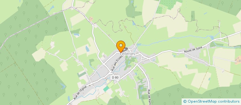 localisation de l'entreprise MADAME LAURA RONVAL  FELLERIES