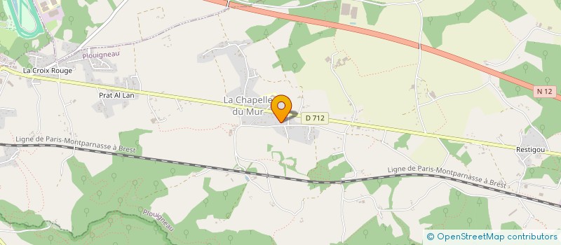 localisation de l'entreprise MADAME LAURA ROPARS  PLOUIGNEAU