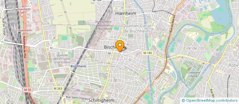 localisation de l'entreprise MADAME LAURA ROSE  BISCHHEIM