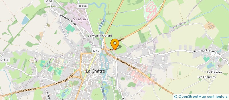 localisation de l'entreprise MADAME LAURA ROSELLO à MONTGIVRAY