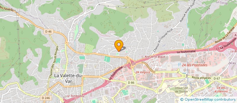 localisation de l'entreprise MADAME LAURA ROSNARHO  LA VALETTE-DU-VAR