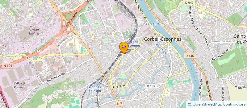 localisation de l'entreprise MADAME LAURA ROUAUD à CORBEIL-ESSONNES
