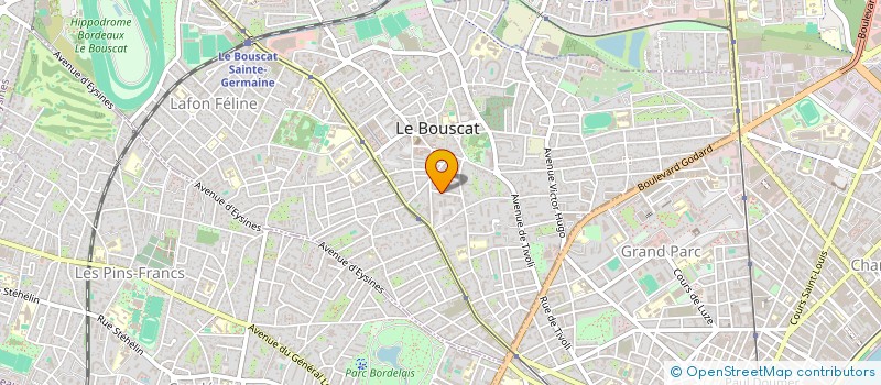 localisation de l'entreprise MADAME LAURA ROUEL  LE BOUSCAT