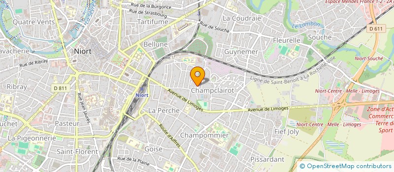 localisation de l'entreprise MADAME LAURA ROUILLE à NIORT