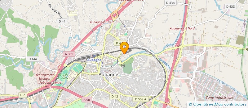 localisation de l'entreprise MADAME LAURA ROUME  AUBAGNE